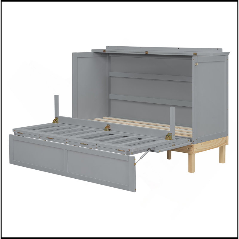 Grand lit escamotable, Gris