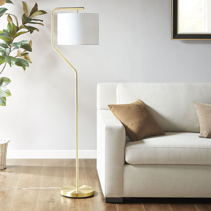 Lampe sur pied arquée moderne en métal | Idée de cadeau