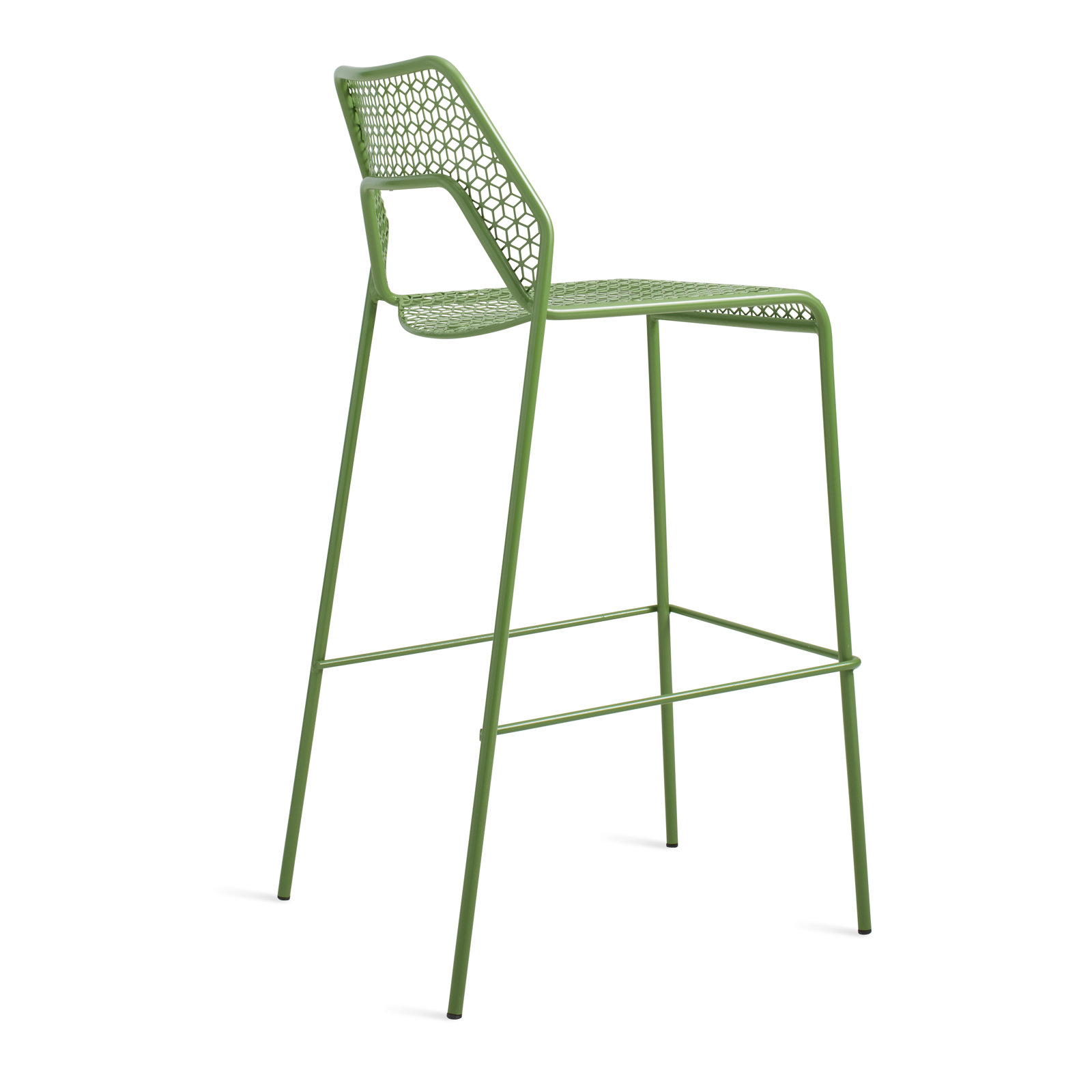 Hot Mesh Outdoor Bar Stool, Green, Bar Stool (30.5" Seat Height)