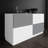 Zoelys 58.27'' W Unfinished 4 - Drawer Dresser