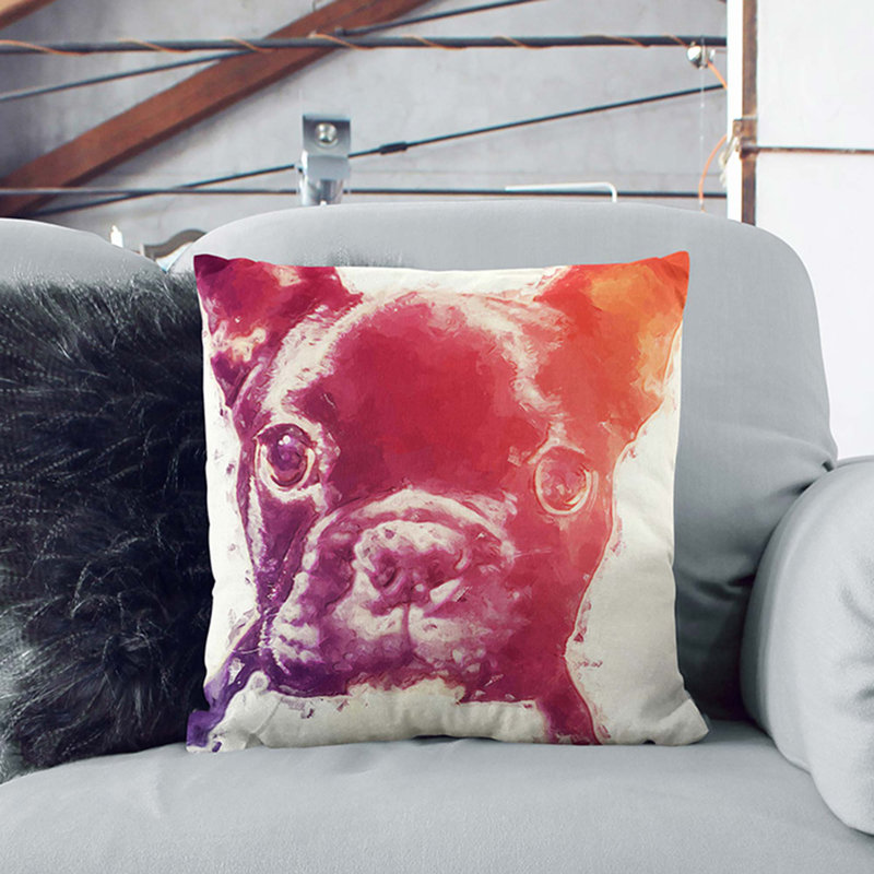 Square Cushion, 40cm H x 40cm W x 15cm D