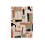 Rectangle Primrose Abstract Flatweave Cotton Area Rug in Pink-1720442872
