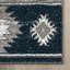 Tapis bleu marine / ivoire en polypropylène tissé à la machine Giselly-88763725
