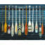 Napperon bleu marine en polyester - Pagaies