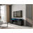 Modern 70"W TV Stand For TV Up to 80" With LED Light, Adjustable Shelves