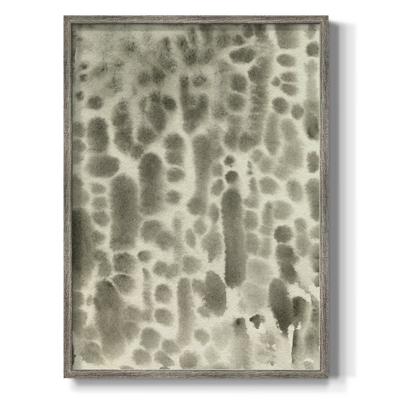 Watercolor Metric I Framed Print - Solid Wood, 15" H x 12" W