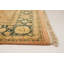 Tapis zone en laine beige/vert 6 pi x 8 pi 10 po one-of-kind à la main-noué la 2010 tabriz Iohanna