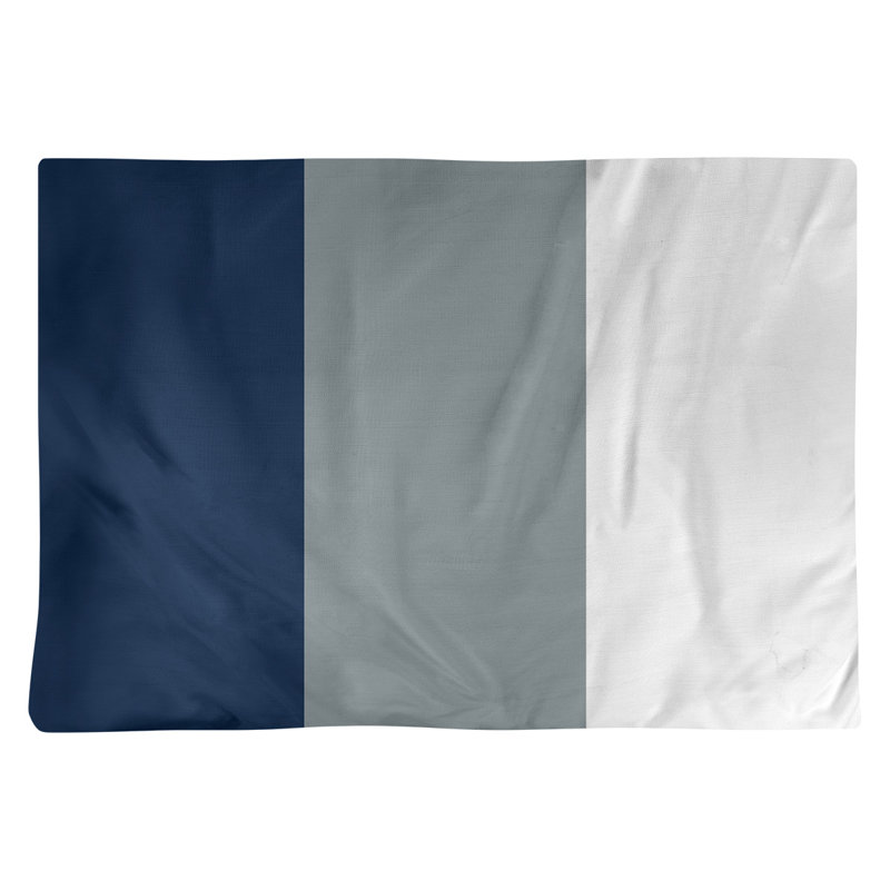 Récapitulatif 18" à rayures de football Dallas, Bleu marine / gris / argent