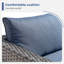 Ensemble de conversation modulaire avec coussins 8 pièces Guylene-696687926