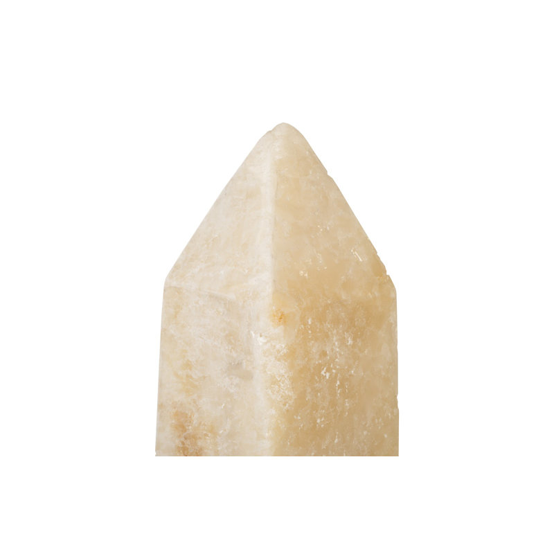 Sculpture, 16" H x 4" W x 4" D, Beige