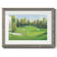 Fairway Shot II - reproduction encadrée rustique avec tableau mat-1663218294-1663218293