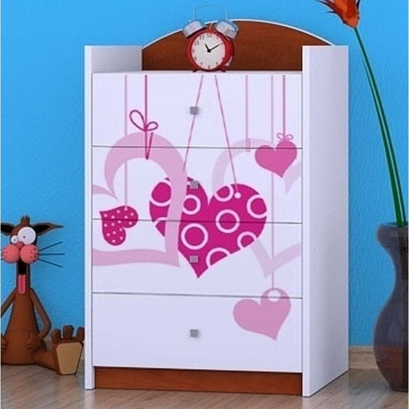 Nolasco Kids 4 - Drawer Chest, Brown
