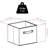 Winsome Wood 3-Section Storage Shelf With Foldable Fabric Baskets, Solid And Composite Wood Design