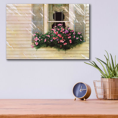 «Shutter Blue» par Zhen-Huan Lu, art en verre acrylique Wal
