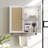 24" Wall Mounted Cabinet With Rattan Doors for Laundry Room, Kitchen,Bathroom-119628979