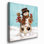 Bonhomme de neige - impression sur toile tendue