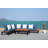 Thalia Acacia 5 - Person Patio Conversation Set with Cushions