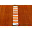 Kashkuli Gabbeh Orange Rug 4'10" x 4'10"