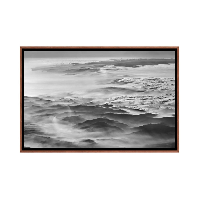 « Mountains II » par Ben Heine-impression d’art graphique, Pas de tapis, H 18 po x l 26 po x P 1,5 po