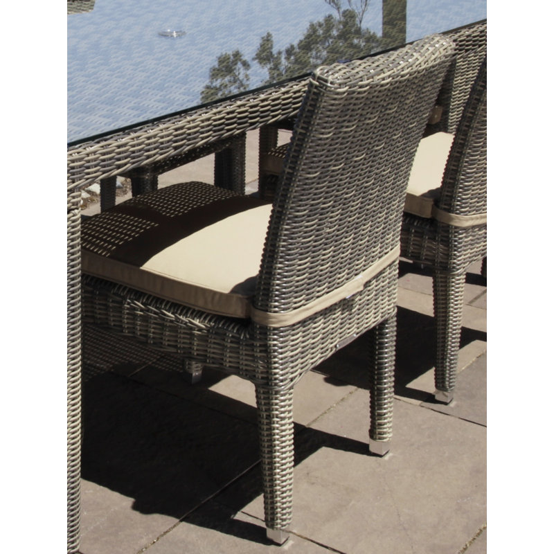 Corsica Outdoor 7 - Piece Dining Set with Cushions