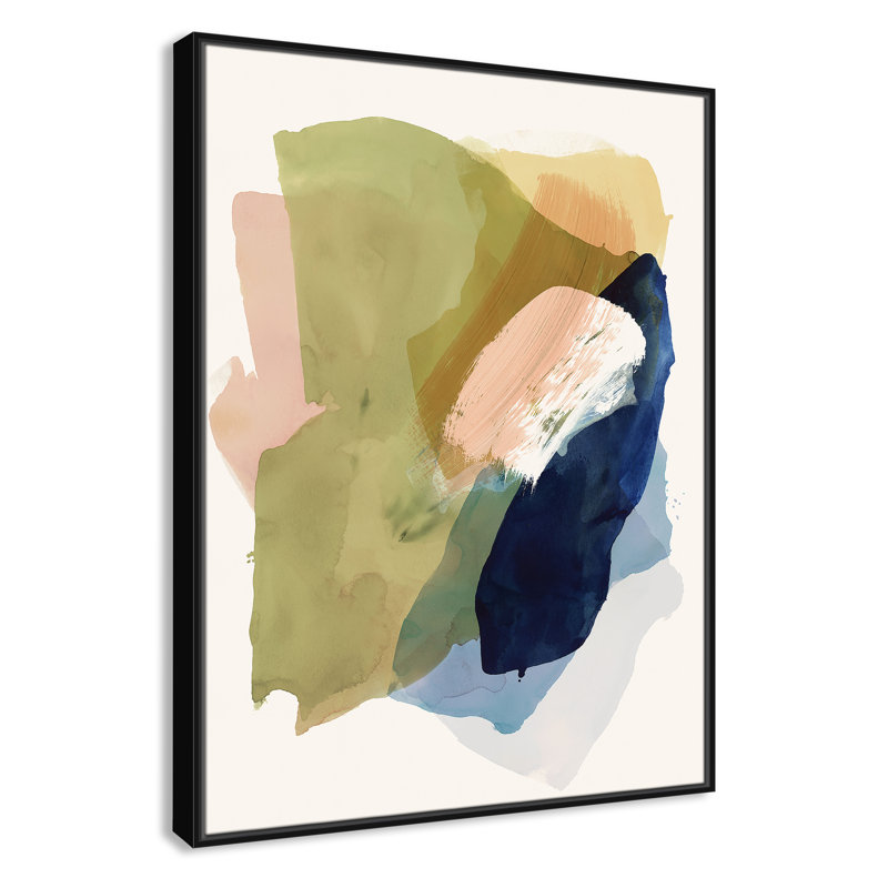 Brush and Whisper II Print by , Black Floater, 41.5" H x 31.5" W
