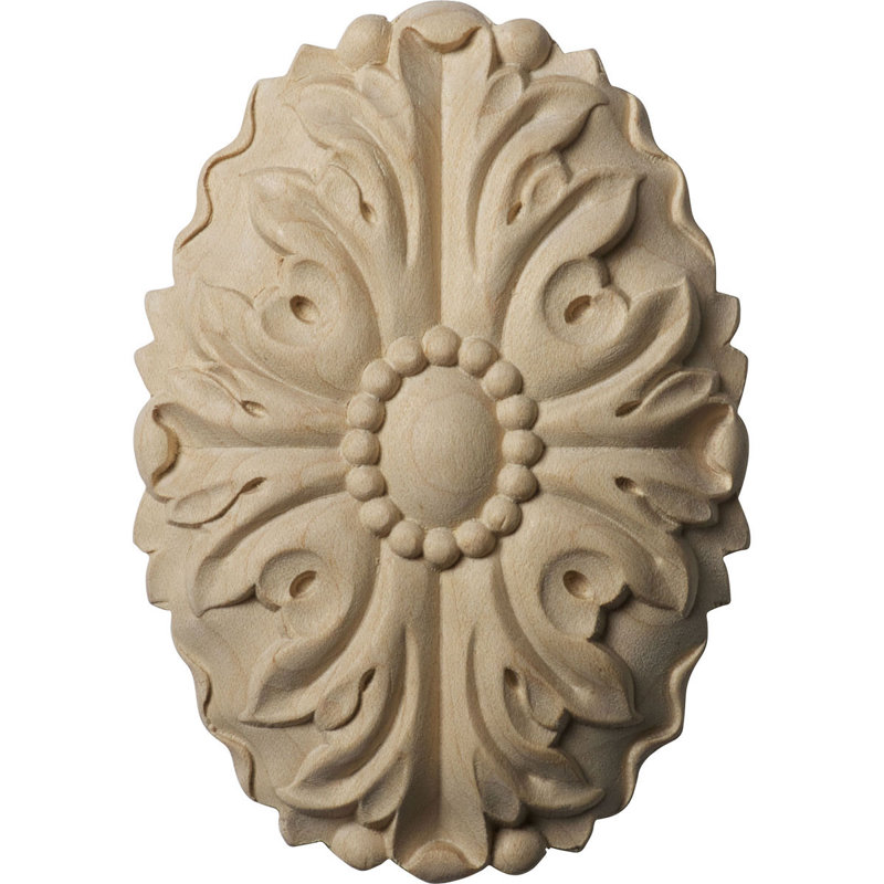 Rosette Ashford, H 3,5 po x l 2,5 po x P 0,625 po