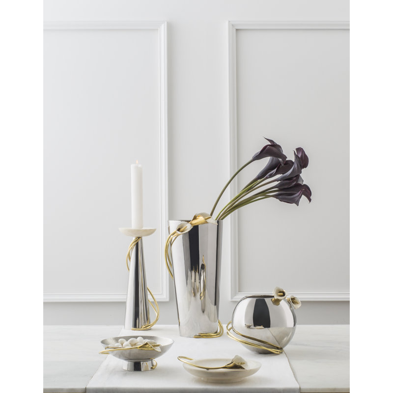 Calla Lily 5" Rose Bowl Vase