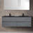 59'' Double Bathroom Vanity with Resin Top