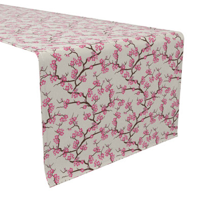 Conradin Rectangular Floral Cotton Table Runner