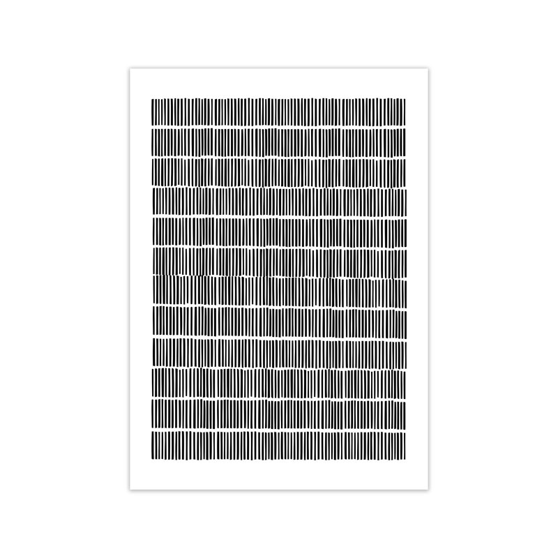 Black Lines Ultra Original - Print, 30cm H x 21cm W x 1cm D, No Frame