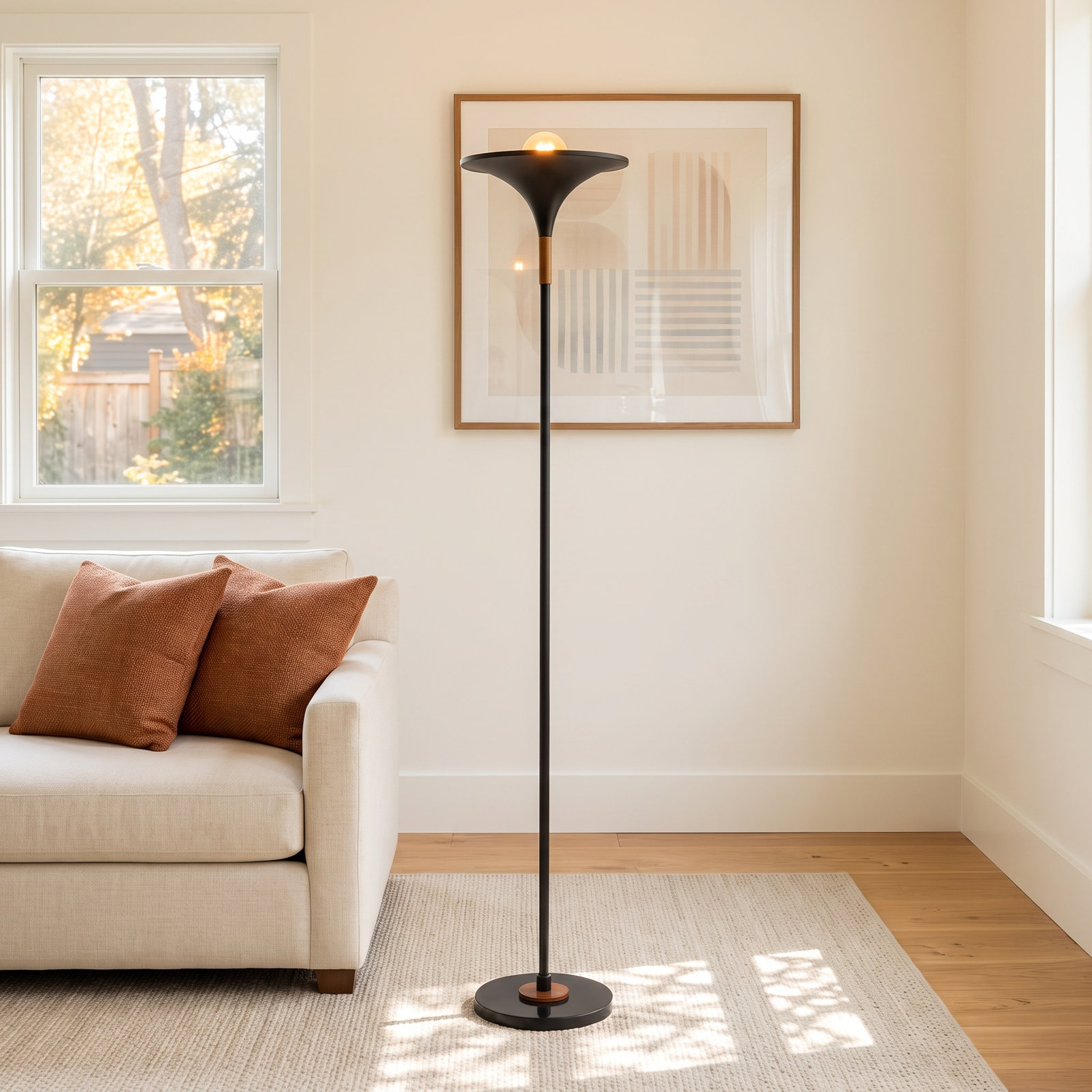 72" Marble Floor Lamp