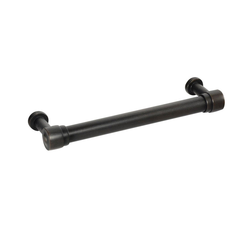 Poignée de meuble centrale 5 "Origins, Bronze huilé