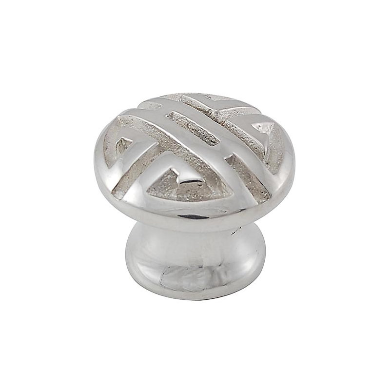Camesana Mushroom Knob, 1" H x 1" W x 0.75" D, Polished Nickel