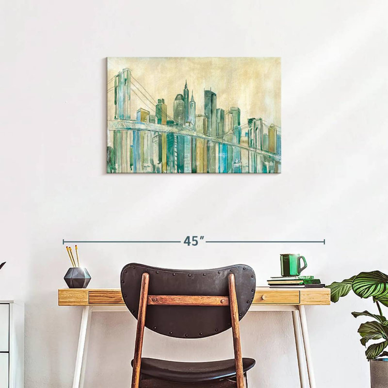 Sireci New York City Sketch, 20" H x 30" W