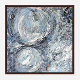 Aqua Azul II - Artist Enhanced Canvas Print