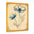 Impression dorée sur toile encadrée