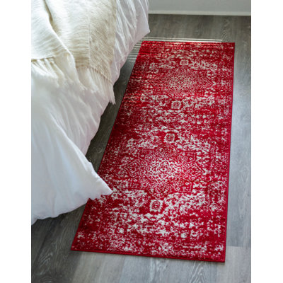 Tapis de style oriental rouge