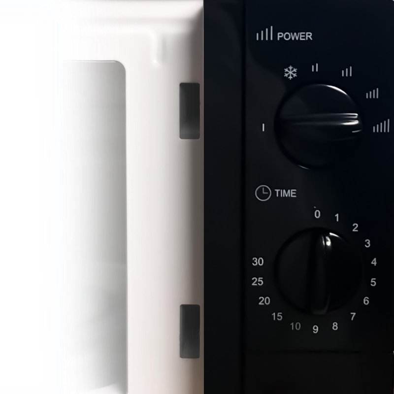 700W 20L Standard Microwave, Black