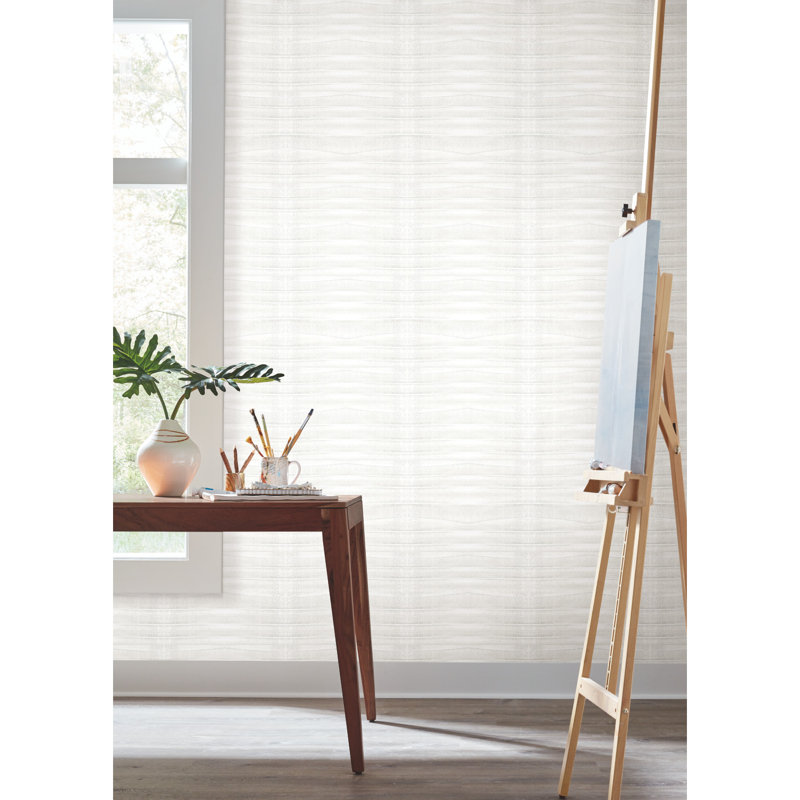 Abstract Wallpaper Double Roll, Talc