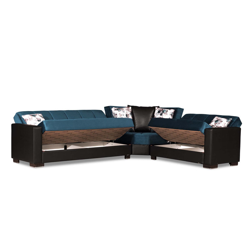 Canapé modulaire rembourré avec rangement PrimeNest NimbusFlow