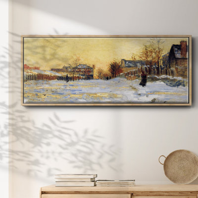 " Snow Effect, The Street In Argentuil, 1875 "