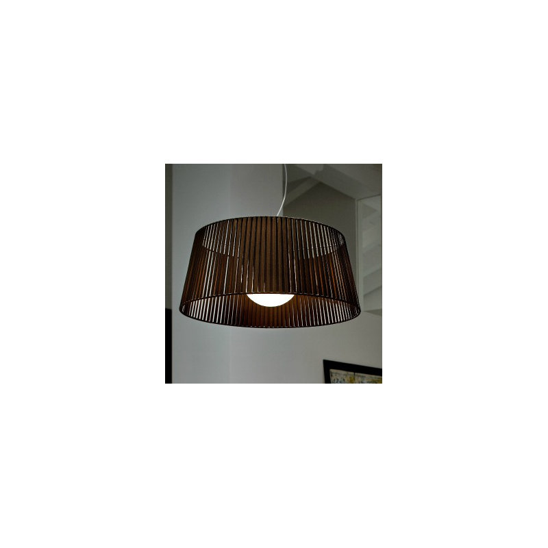 Ribbon 1 - Light Pendant, Matte Black, Mocha