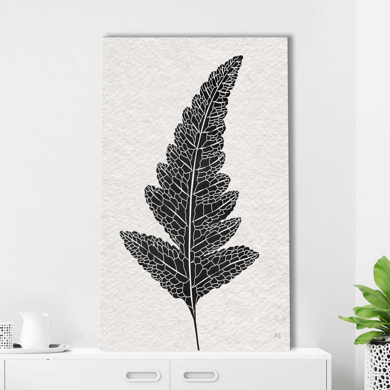 «Forest Fern I» par Susan Jill - impression sur toile tendue, L 18 po x H 30 po, Toile tendue