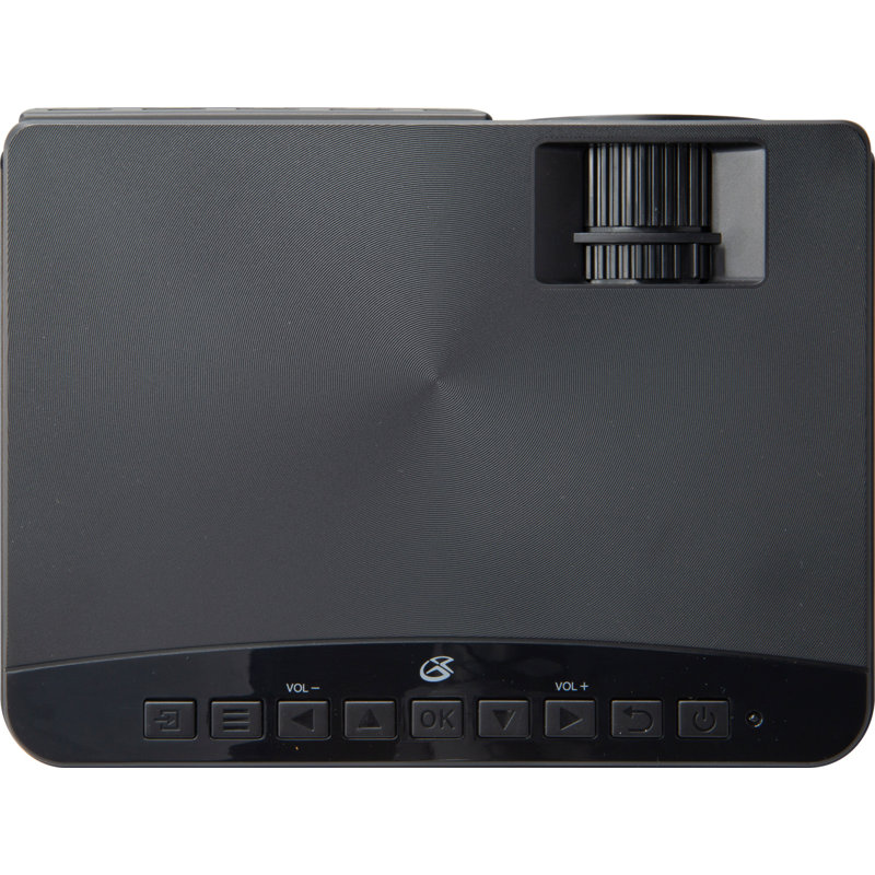 GPX Home Theater Projector 2000 Lumens Portable Projector with Remote Included