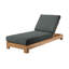 2 Pacific Teak Outdoor Chaise Loungers-1215461697