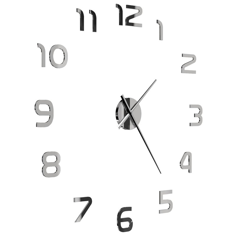 Gilchrist Metal Wall Clock, Sliver