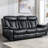 Saneela Faux Leather Power Reclining Living Room-417072001
