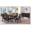 Ensemble traditionnel traditionnel de 2 chaises de salle à manger espresso brun foncé avec coussin et design à oreilles pour plus de confort et d'élégance