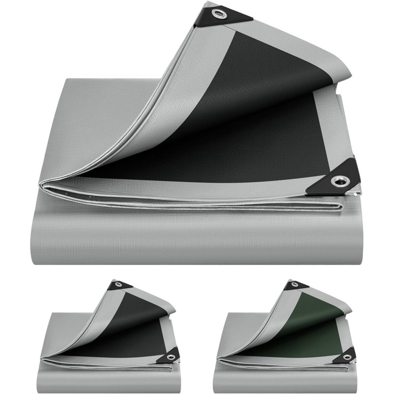 Outdoor Cover, 150cm H x 200cm W, Grey/Black