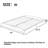 6 Inch Tall Metal Platform Bed Frame, Heavy Duty Strong Support Slat Queen Size Bed, No Box Spring Needed, Under Bed Storage, Easy Assembly, White-1456160492-1456160495